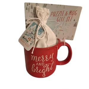 Eccolo Merry & Bright Puzzle & Mug Gift Set